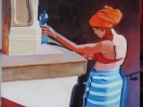 Bonbon 2, detail (Projet bonbonnière, 2005). Huile sur planche/ Oil on board Bonbon 2, detail (Projet bonbonnière, 2005). Huile sur planche/ Oil on board