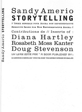 Couverture Storytelling, Sandy Amerio Couverture Storytelling, Sandy Amerio