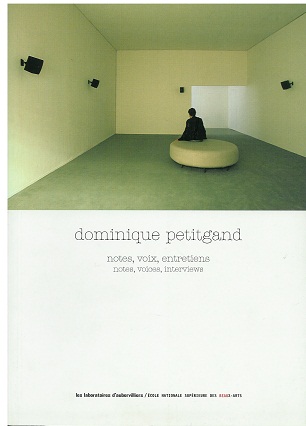 Couverture Dominique Petitgand Couverture Dominique Petitgand