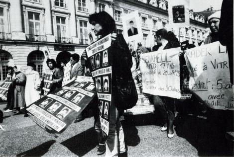Paris, March 21st, 1984. The "Folles de la place Vendôme" make a round