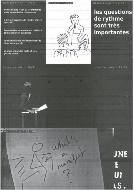 Manifestes imprimés - 6/9  - verso