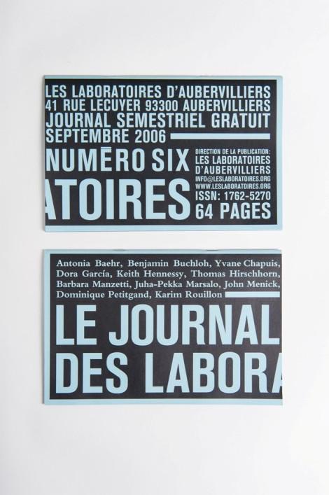 Le Journal des Laboratoires #5 (septembre 2006)
