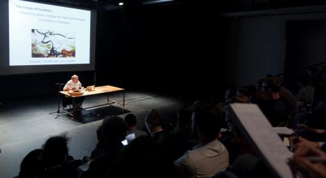 Guiseppe Longo, vendredi 3 octobre 2014 ©Ouidade Soussi Chiadmi