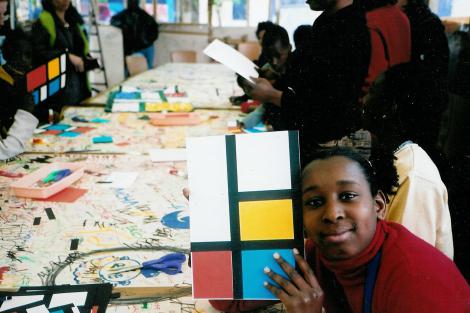 Atelier, semaine Piet Mondrian 6/7