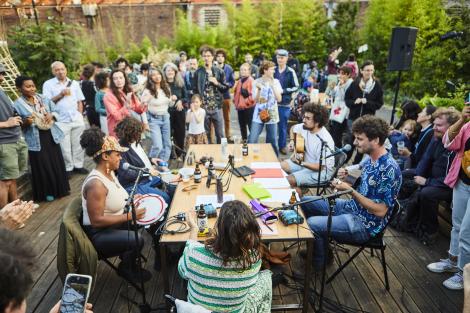 Fête de la moisson — La Roda de Paname, concert © Charlène Yves