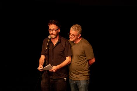 Grégoire en raconte une bien bonne - Gwenaël Morin et Grégoire Monsaingeon © Boyan Li