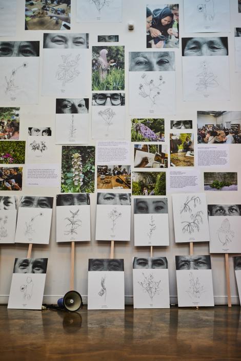 Carto-herbier de Paula Valero © Charlène Yves