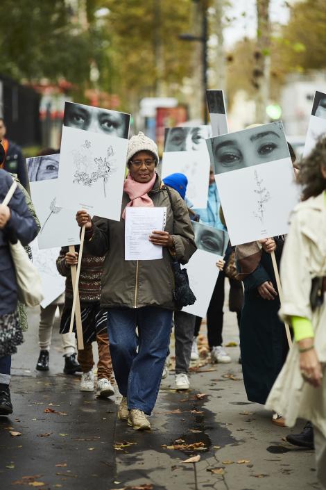 Manifestation végétale de Paula Valero - © Charlène Yves